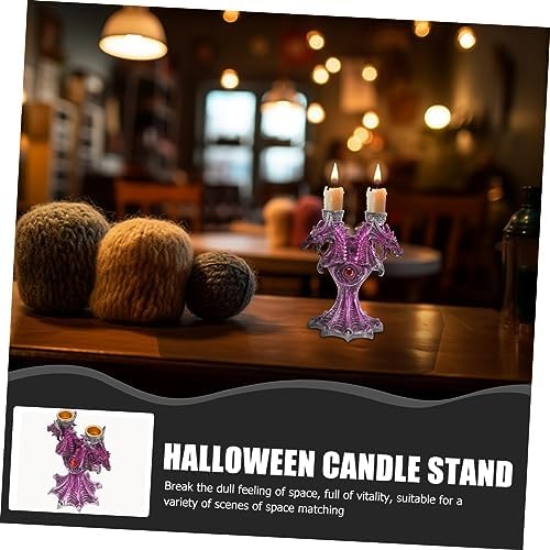 HOLIDYOYO Resin Dragon Candle Holder 1pc- Halloween Table Decor