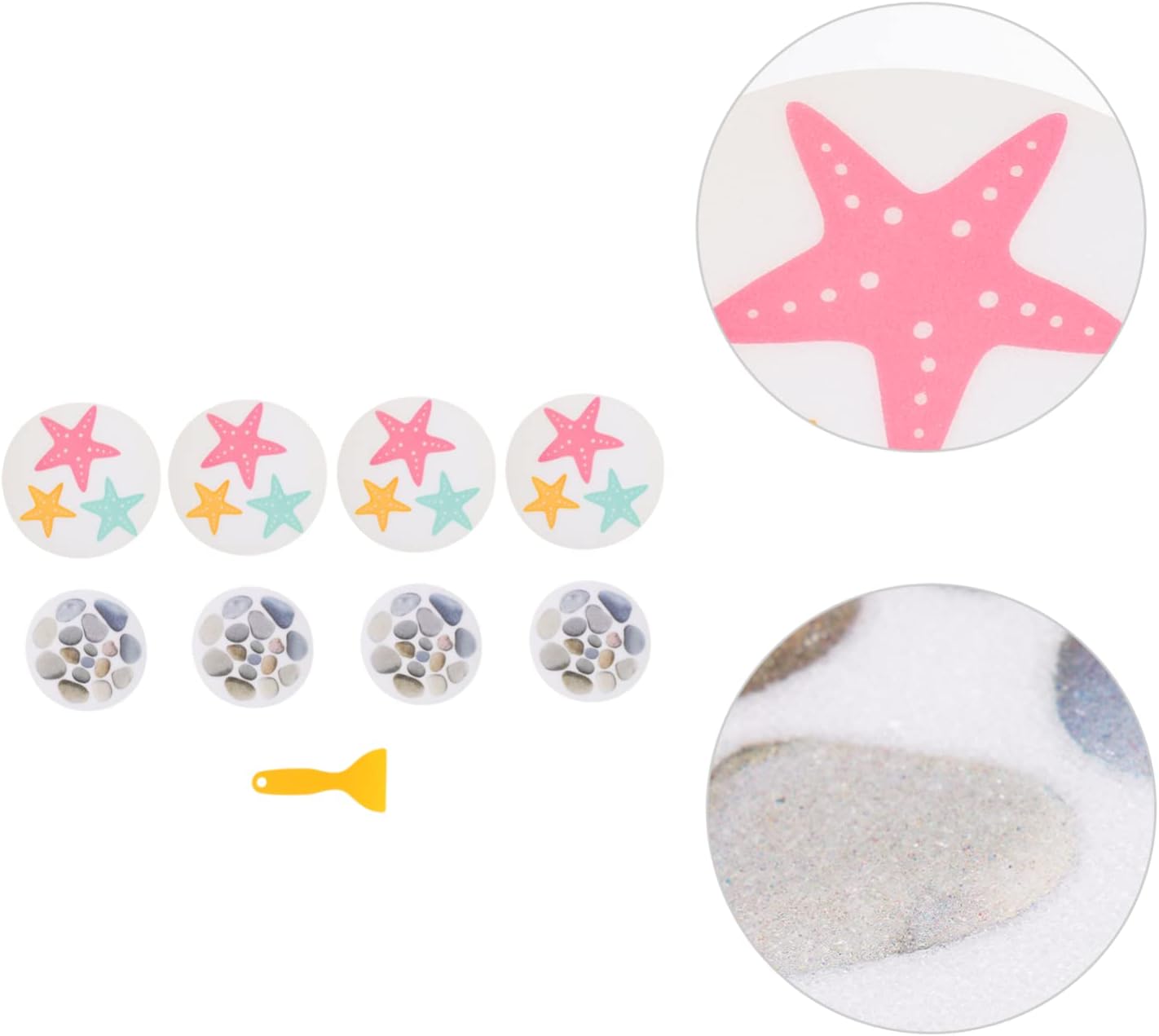 Mobestech 8Pcs Cartoon Bathtub Stickers - Adorable bathroom