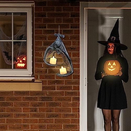 TREETDOBV Halloween Wall Candle Holder