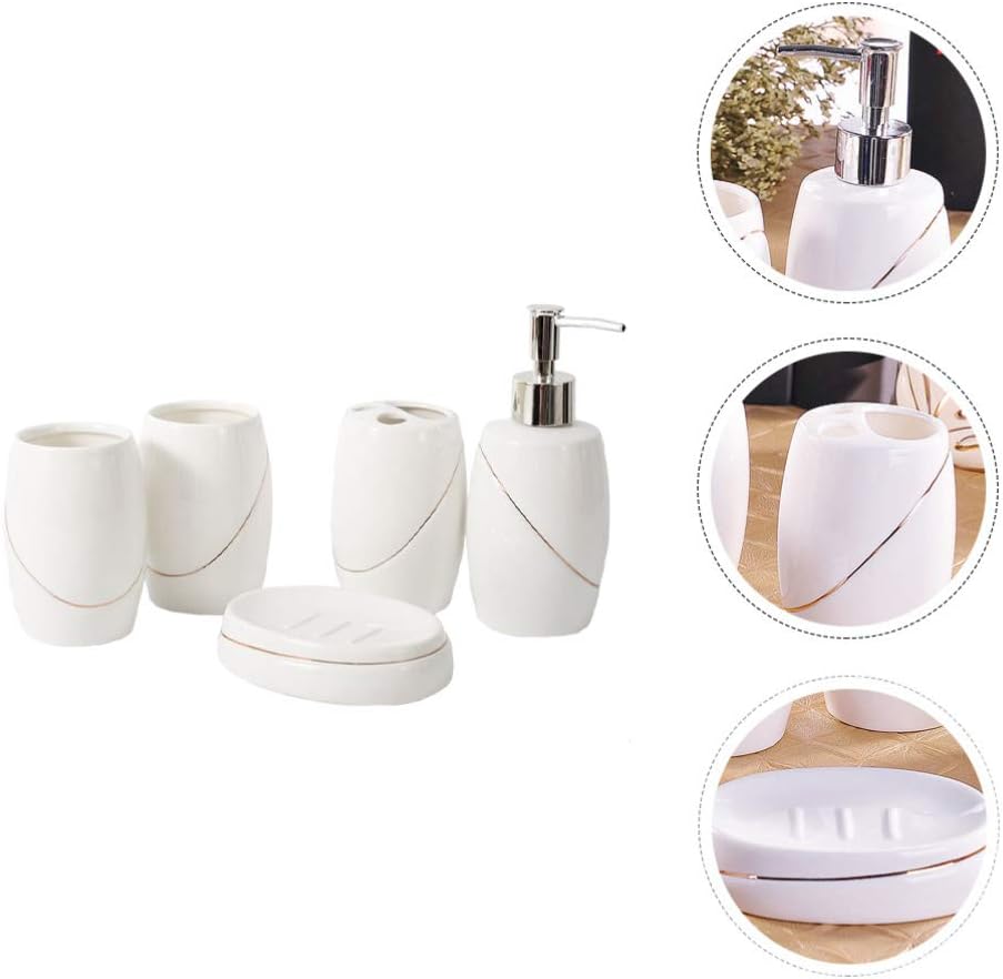 SOLUSTRE 5-Piece Compact Bath Set