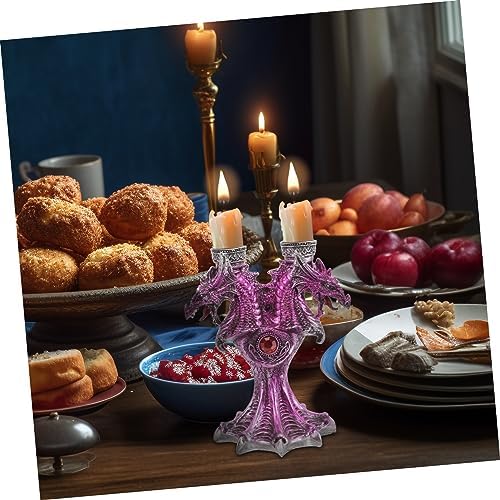 DECHOUS Halloween Dragon Candlestick Holder
