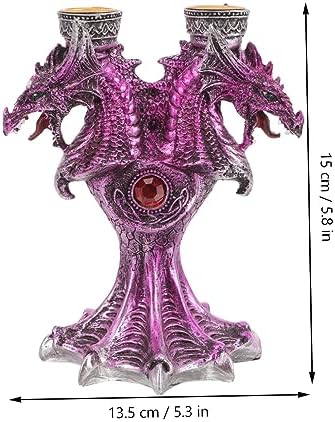 DECHOUS Halloween Dragon Candlestick Holder