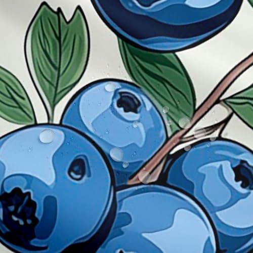 Erosebril Girls Blueberry Bath Curtain