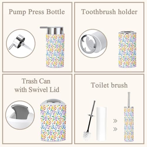 6-Piece Minimalist Bathroom Set