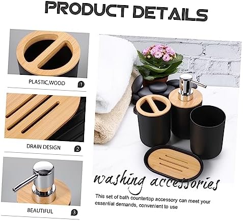 Luxshiny Modern Mens Bathroom Accessories Set - Stylish and Updated