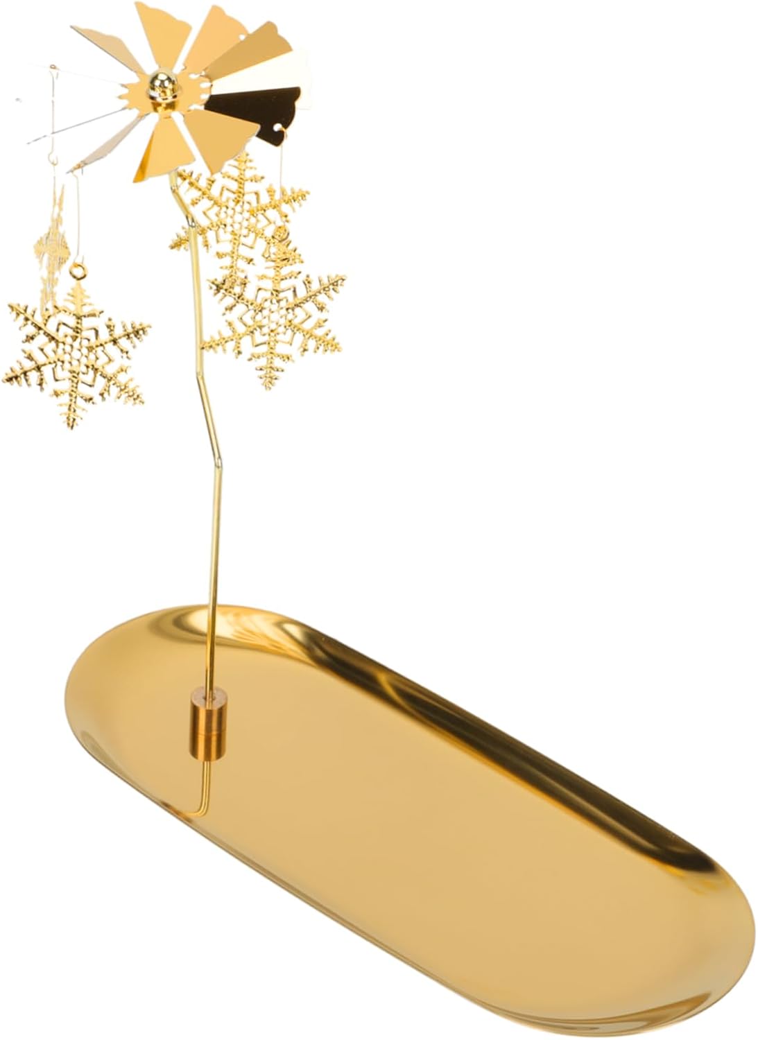 Elegant Gold Christmas Candleholder