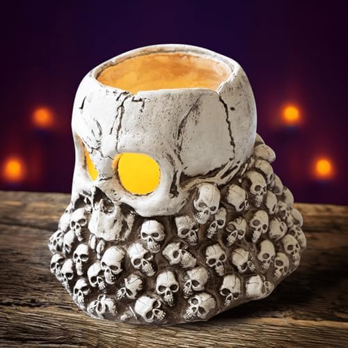 LED Skeleton Candle Holder