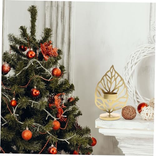 Garneck Christmas Snowflake Candle Lamp Table Decoration
