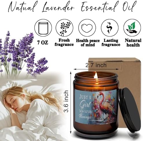 Flamingo Lover Scented Candle for Women Girls 1