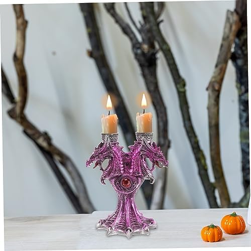 DECHOUS Halloween Dragon Candlestick Holder