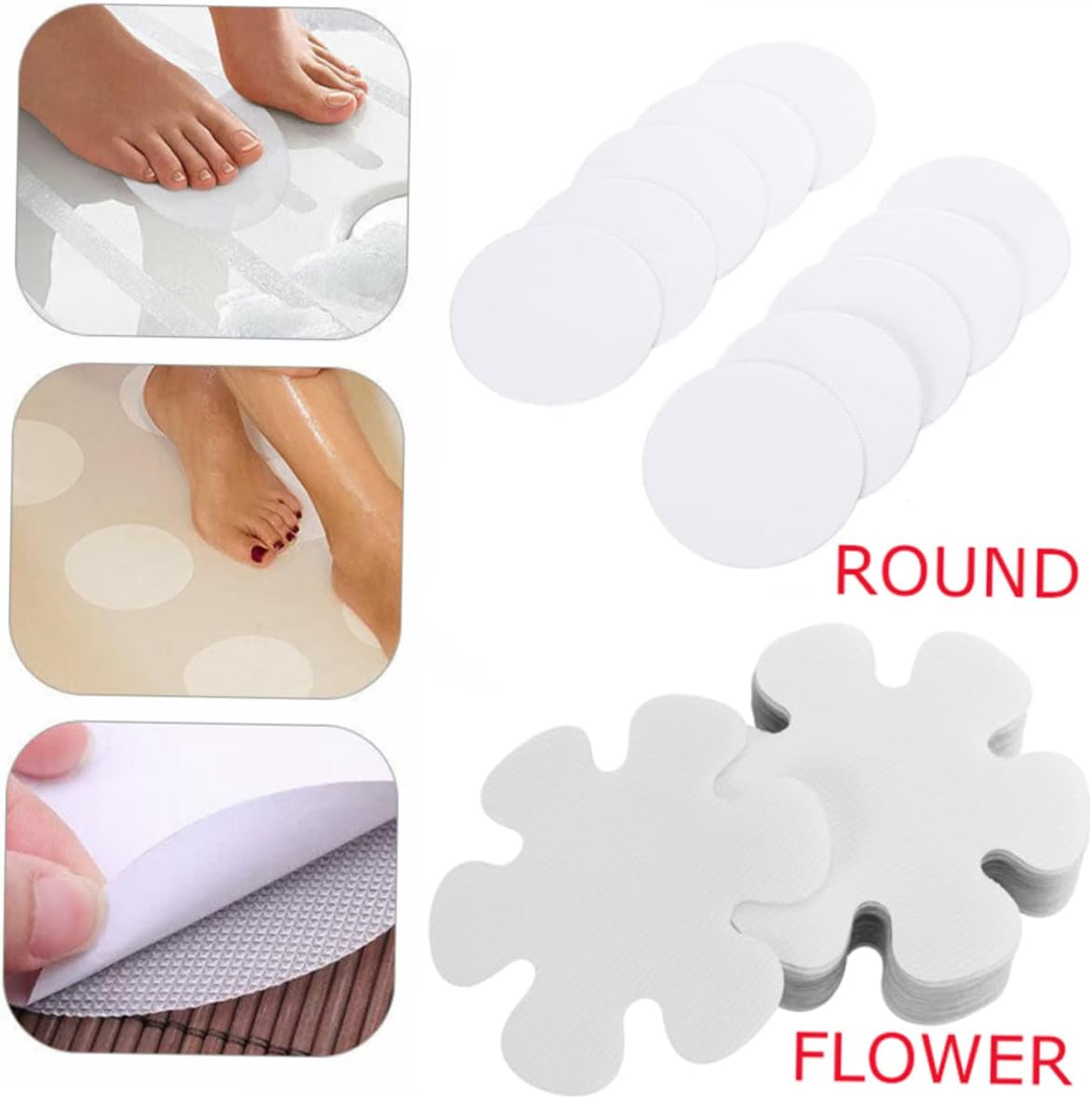 Safe bathtub stickers for kids and adults Non-Slip adhesive bath tiles