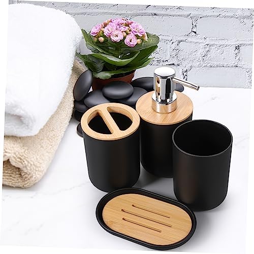 PRETTYZOOM Bathroom Accessories Set