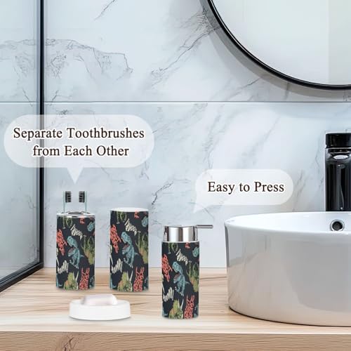 6-Piece Durable Cartoon Bathroom Set