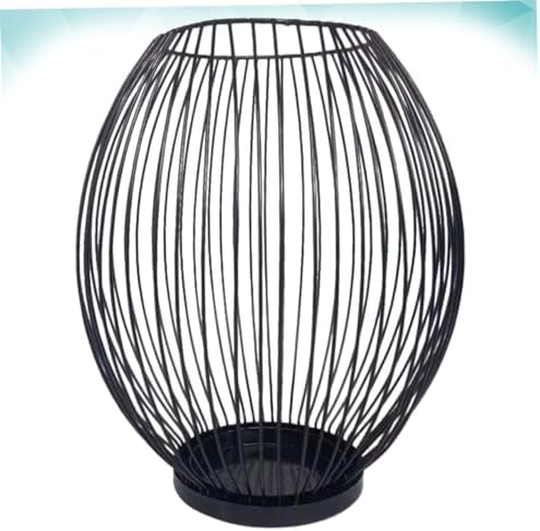 Elegant Wrought Iron Candle Holder for Weddings and Farmhouse Style