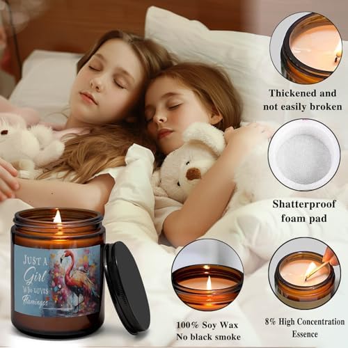 Flamingo Lover Scented Candle for Women Girls 1