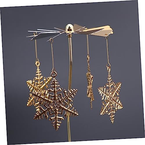 LIFKICH Snowflake Windmill Candleholder