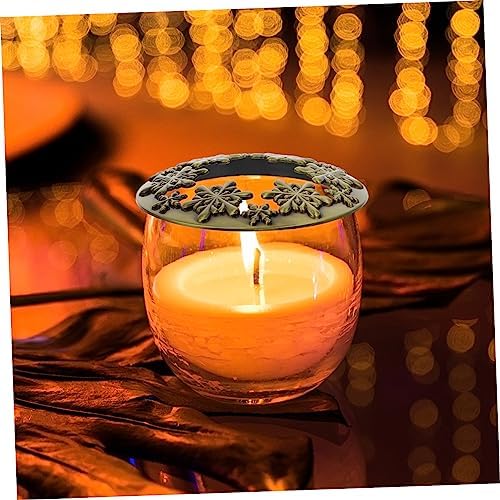 VICASKY Portable Zinc Alloy Candle Jar Lid