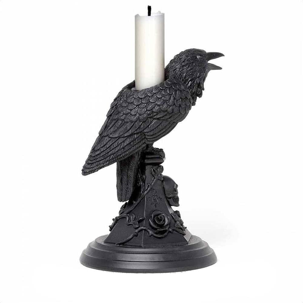 Alchemy Poes Raven Candle Stick