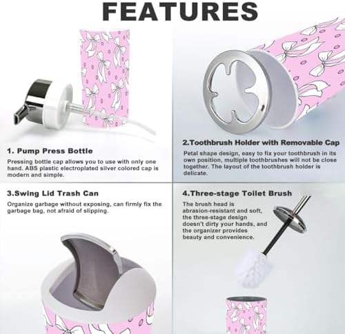 6-Piece Bathroom Accessory Set for Kids