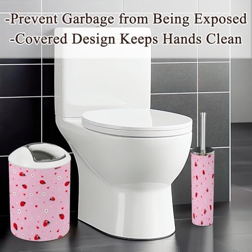 6-Piece Bathroom Set with Botanical Orrery Pattern