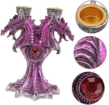 DECHOUS Halloween Dragon Candlestick Holder