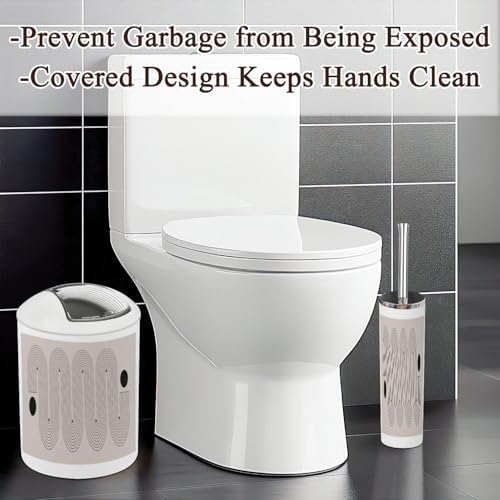 6-Piece Boho Bathroom Set Geometric Handmade Design