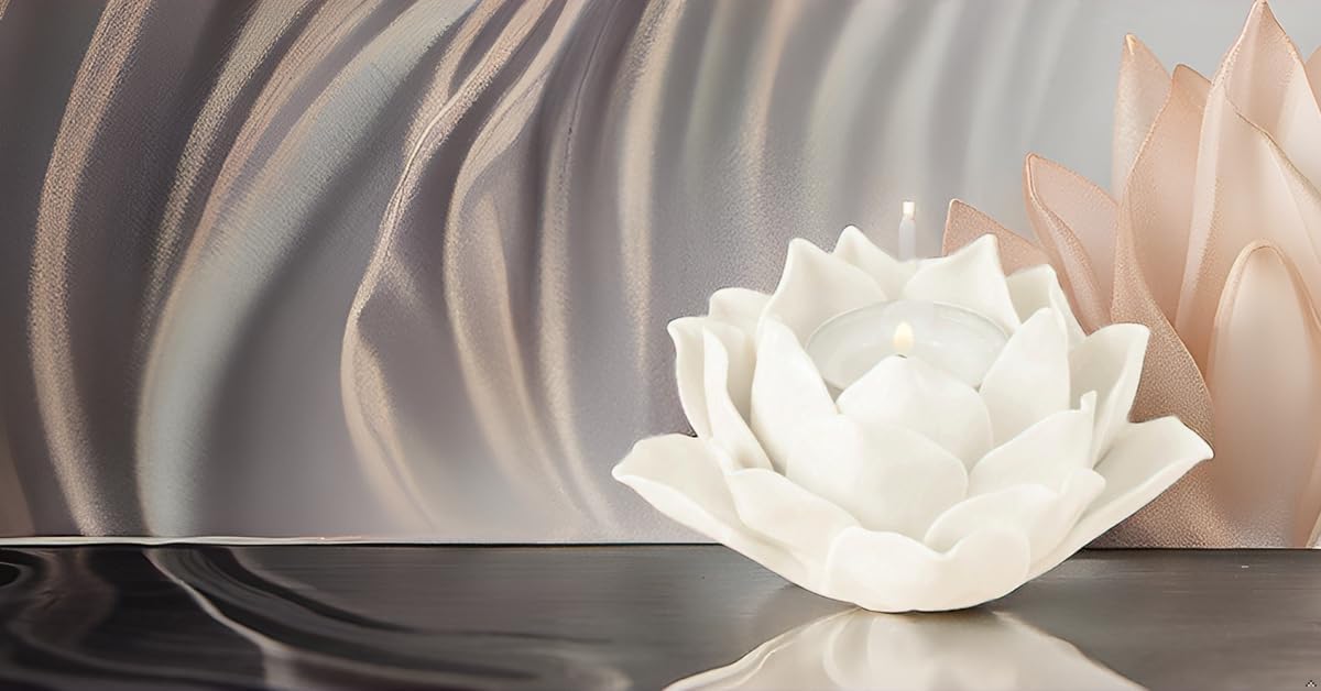 Lotus Tea Light Candle Holder