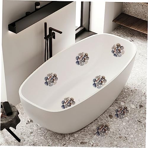 VOSAREA Diameter Stone Pattern Bath Slip Stickers