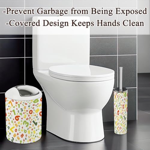 Bathroom Accessories Set 6 Pcs Durable Stylish for Home Use
