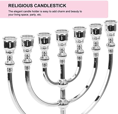 VOSAREA Vintage Seven Candle Holder Ornament