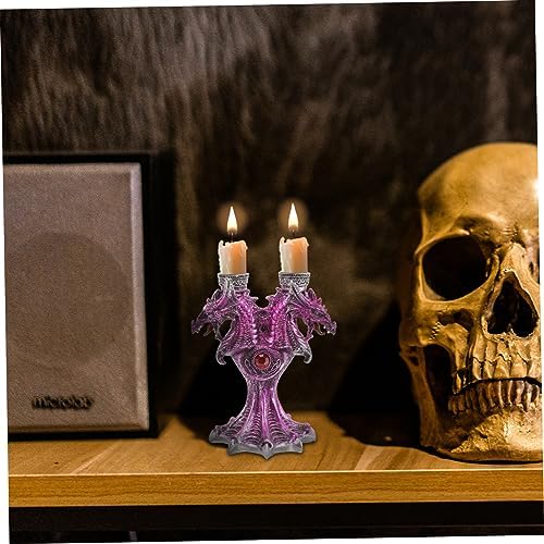 DECHOUS Halloween Dragon Candlestick Holder