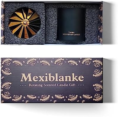Unique Rotating Scented Candle for Women Mother Sister and Best Friend