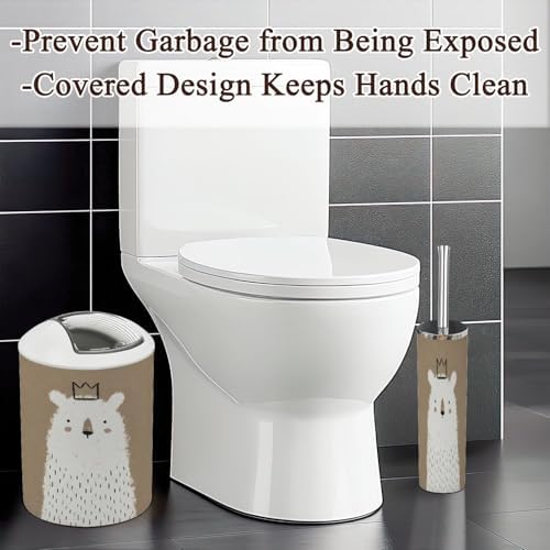 Modern Bathroom Accessories Set 6 Pcs - Durable and Stylish