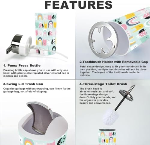 Bam-Bam Brian 6-Piece Bathroom Set