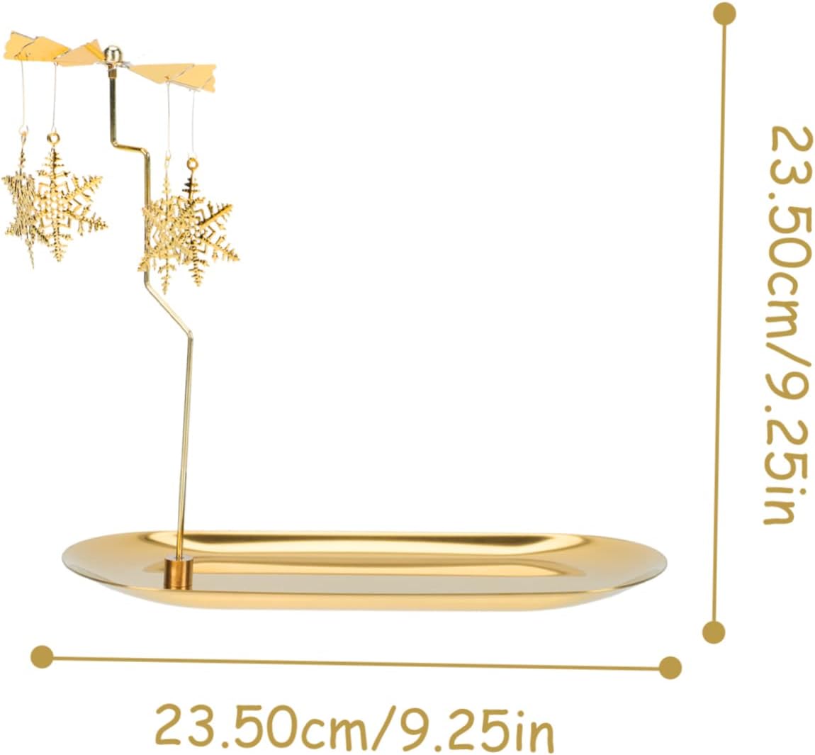 Elegant Gold Christmas Candleholder