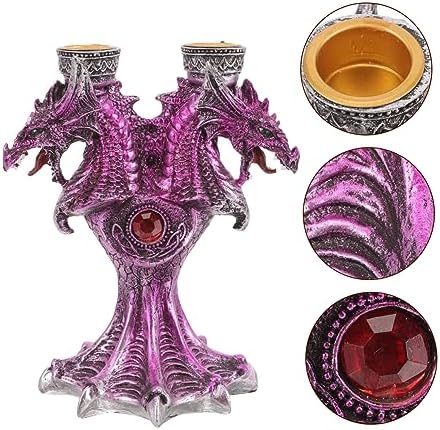 Cabilock Dragon Candle Holder Halloween Decor