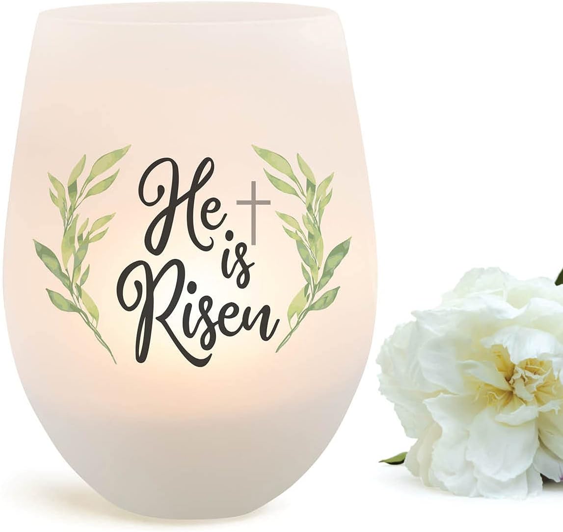 Personalized Cross Votive Holder