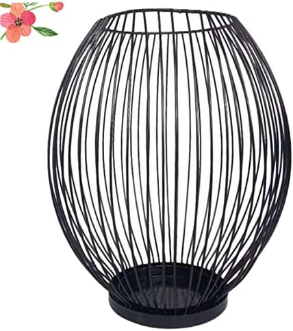 Elegant Wrought Iron Candle Holder for Weddings and Farmhouse Style