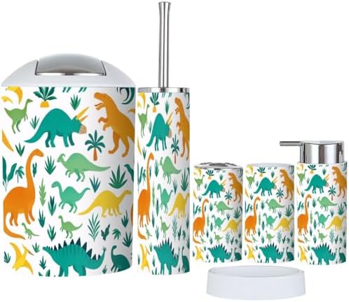 Boho Bathroom Accessory Set 6 Piece