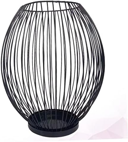 Elegant Wrought Iron Candle Holder for Weddings and Farmhouse Style