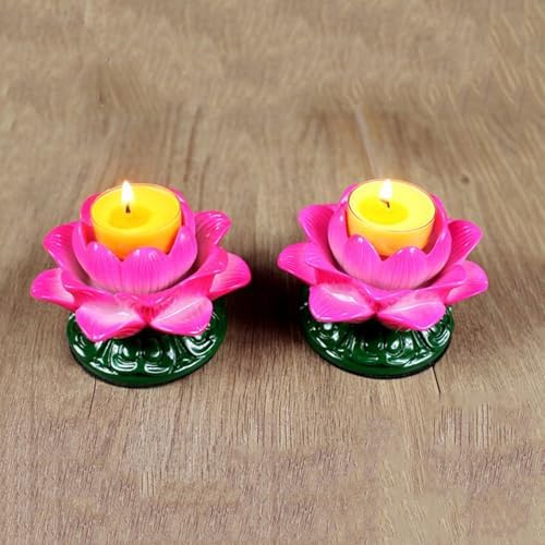 Ghee Lamp Holder Elegant Petroleum Resin Table Centerpiece for Home Events