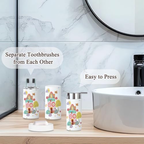 6-Piece Bathroom Set for Home Decor