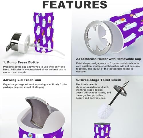 6-Piece Halloween Bathroom Set