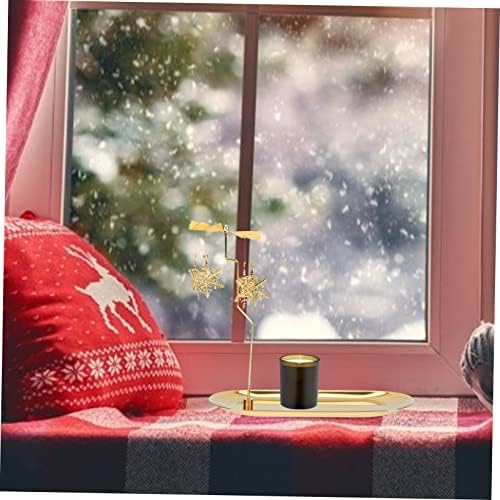 Elegant Gold Christmas Candleholder