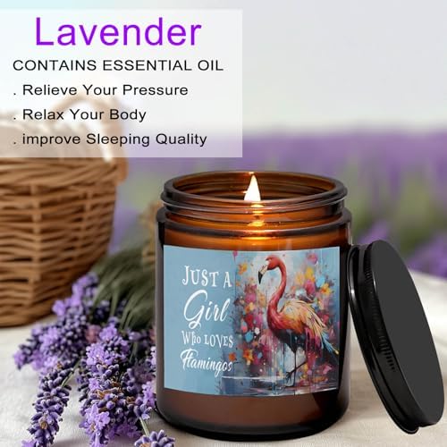 Flamingo Lover Scented Candle for Women Girls 1