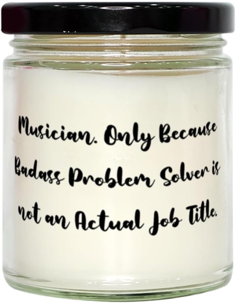 Inspirational Musician Gift Soy Wax Candle