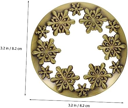 VICASKY Portable Zinc Alloy Candle Jar Lid