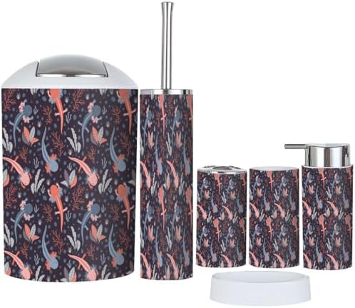 6 Piece Bathroom Accessory Set