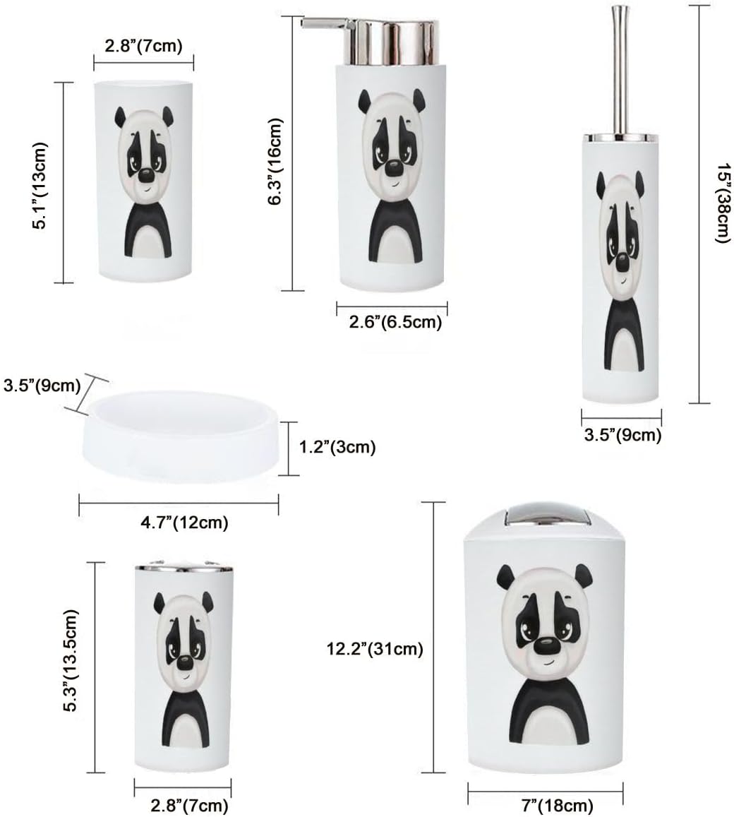 Sturdy 6-Piece Home Decor Organization