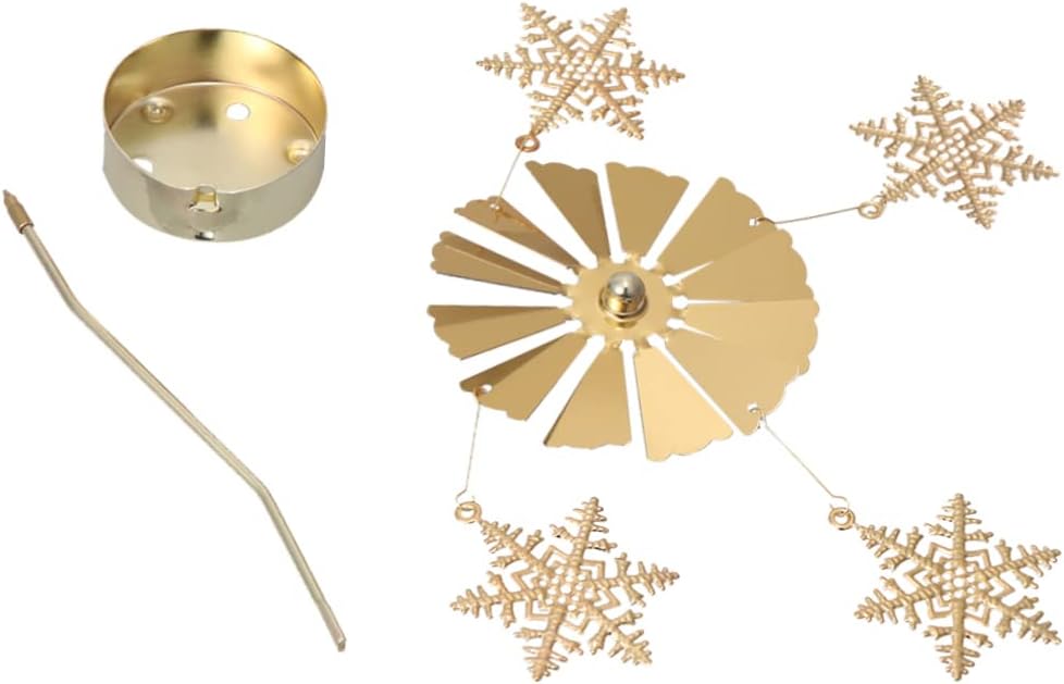 Cabilock Snowflake Rotating Candleholder